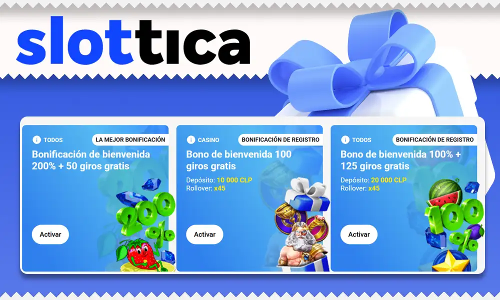 Cómo obtener bonificaciones en el casino Slottica Chile