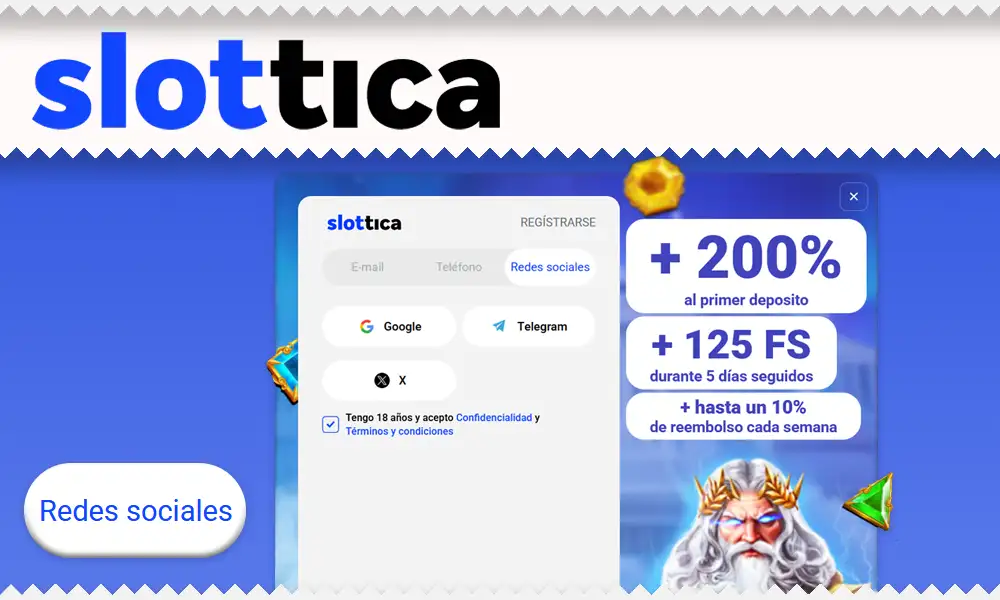 Inicie sesión a través de sus redes sociales favoritas.