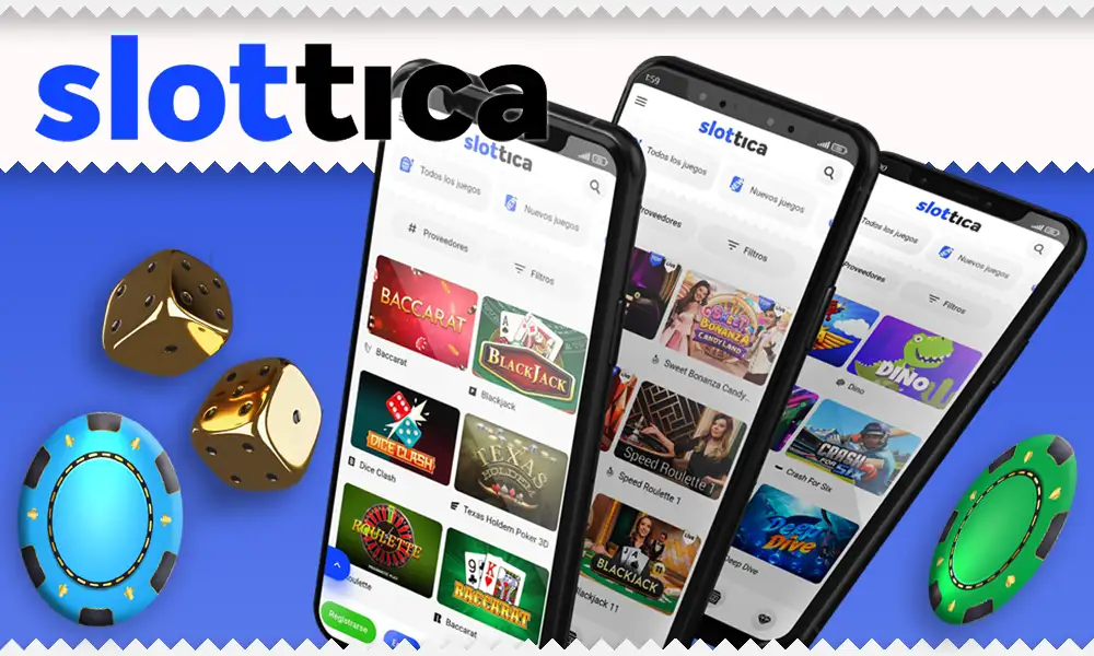 Juegos de Casino Móviles en la Aplicación Slottica