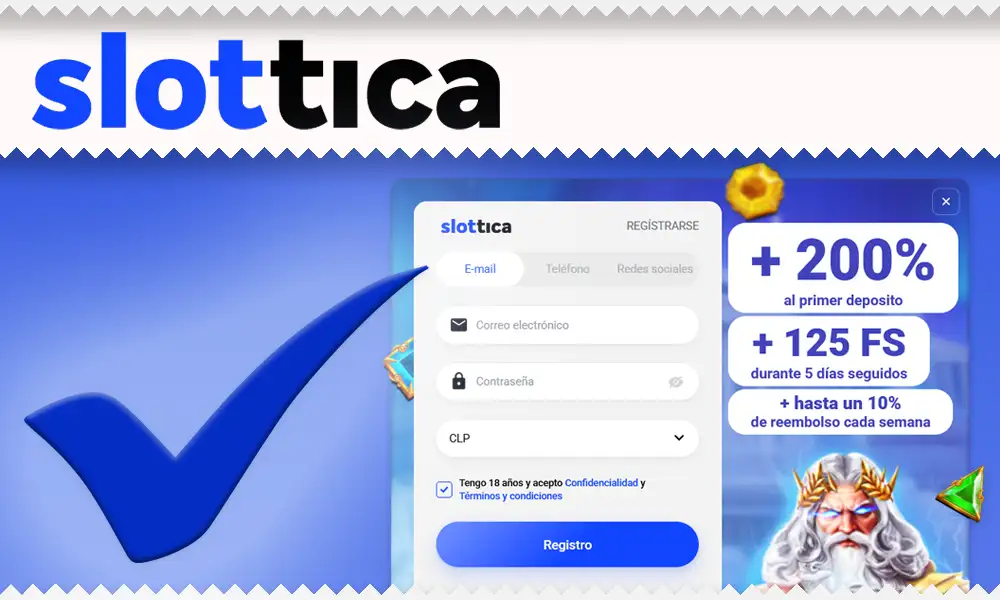 Slottica Chile Registro: proceso de registro en 1win en Chile